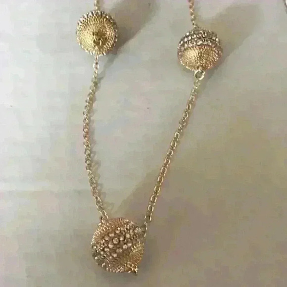 J Crew new Ball Pendant Necklace - Picture 2 of 8
